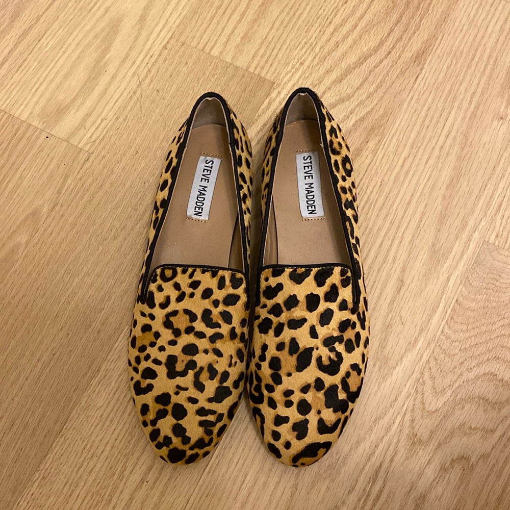 Steve Madden cheetah flats size 7